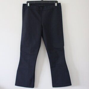 The Row Pull Up Slim-leg Cropped Flared Stretch Jersey Trousers | Black | Small